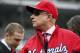 Washington Nationals principal owner Mark Lerner stands on the field before a baseball home opener against the Atlanta Braves at Nationals Park, Friday, April 4, 2014, in Washington. (AP Photo/Alex Brandon)