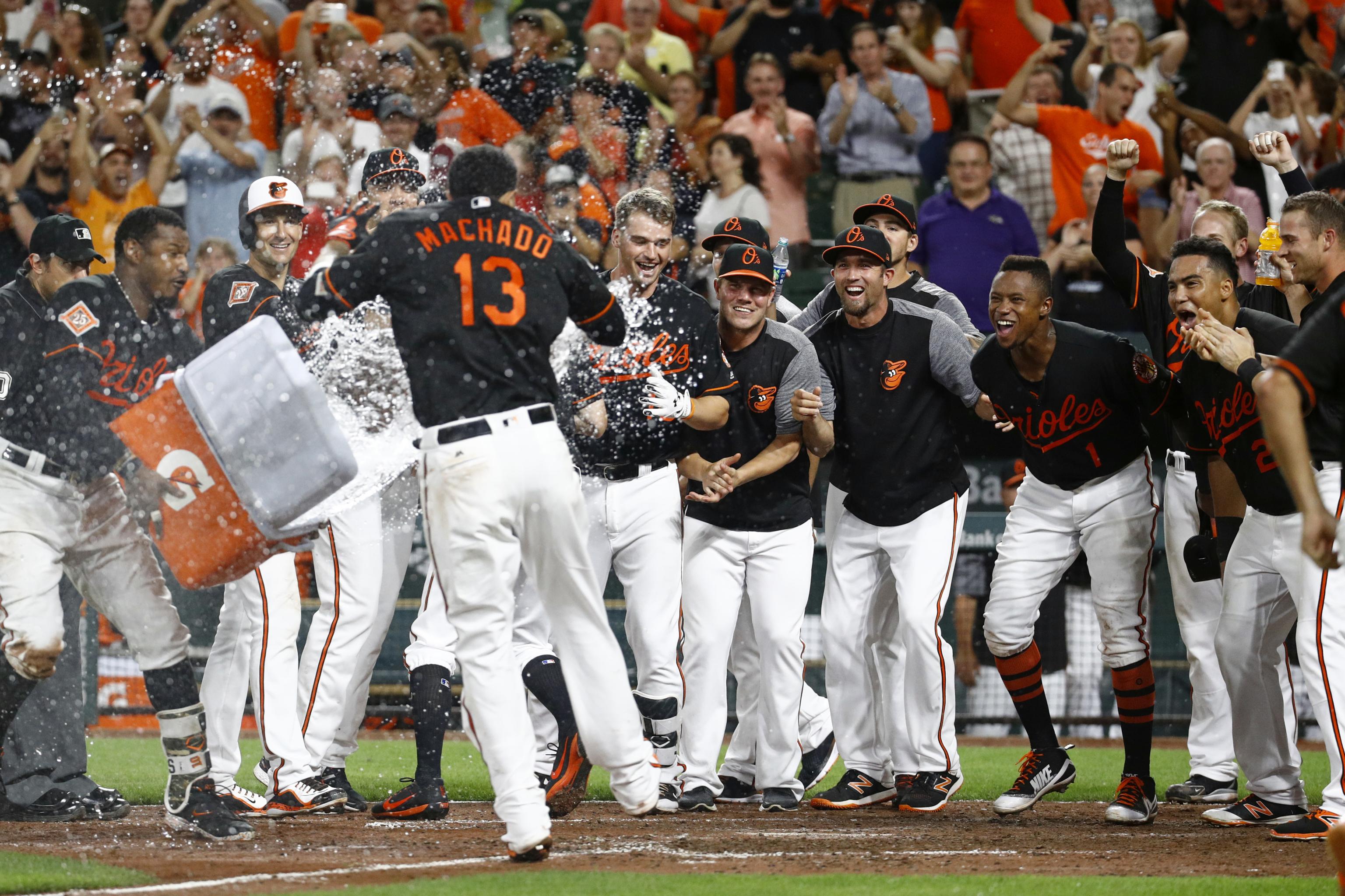 Orioles Manny Machado hits grand slam vs. A's