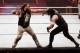 LILLE, FRANCE - MAY 09: Roman Reigns fights against Bray (L) during WWE Live 2017 at Zenith Arena on May 9, 2017 in Lille, France. (Photo by Sylvain Lefevre/Getty Images)