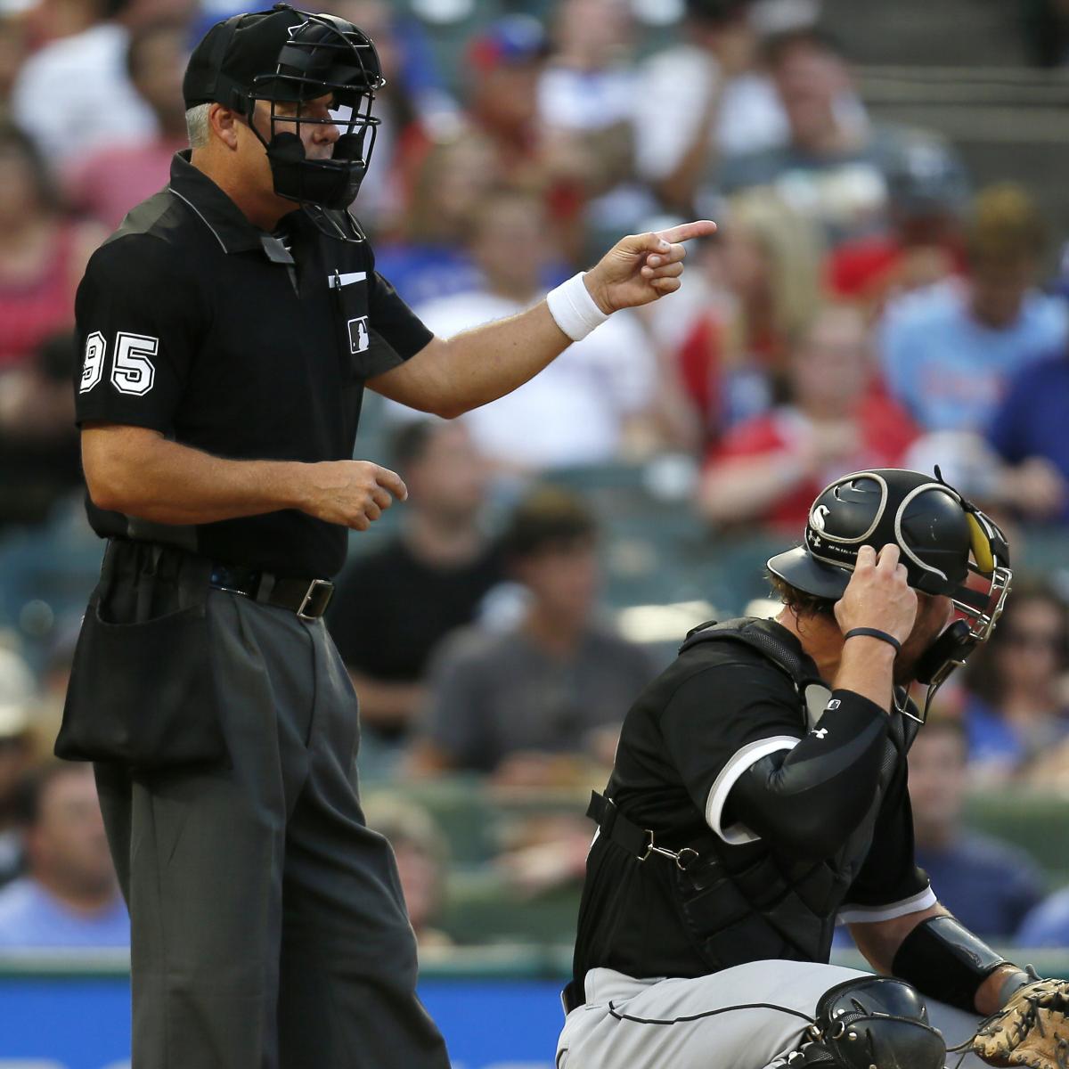 MLB umpires wear wristbands to protest 'abusive' treatment