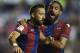 VALENCIA, SPAIN - AUGUST 21: Jose Luis Morales (L) of Levante celebrates with Ivan Lopez Alvarez of Levante after scoring a goal during the La Liga match between Levante and Villarreal at Ciutat de Valencia on August 21, 2017 in Valencia, . (Photo by fotopress/Getty Images)
