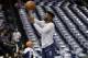 Dallas Mavericks' Nerlens Noel warms up before an NBA basketball game against the Nerlens NoelDenver Nuggets in Dallas, Tuesday, April 11, 2017. (AP Photo/Tony Gutierrez)