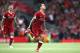 LIVERPOOL, ENGLAND - MAY 21: Philippe Coutinho of Liverpool celebrates scoring his sides second goal during the Premier League match between Liverpool and Middlesbrough at Anfield on May 21, 2017 in Liverpool, England. (Photo by Jan Kruger/Getty Images)