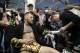 Conor McGregor has his hands wrapped before a media workout Friday, Aug. 11, 2017, in Las Vegas. McGregor is scheduled to fight Floyd Mayweather Jr. in a boxing match Aug. 26 in Las Vegas. (AP Photo/John Locher)
