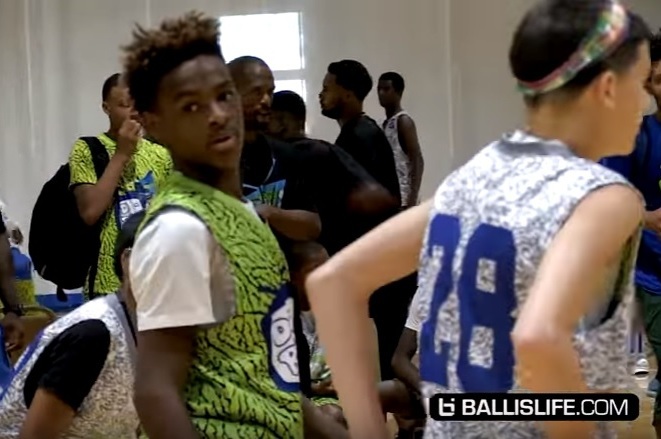 Lebron James Jr And Elijah Fisher Team Up In Impressive