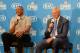 PLAYA VISTA, CA- JUNE 19: Head Coach Doc Rivers of the Los Angeles Clippers name Jerry West as Special Consultant at a press conference in Playa Vista, California. NOTE TO USER: User expressly acknowledges and agrees that, by downloading and or using this photograph, User is consenting to the terms and conditions of the Getty Images License Agreement. Mandatory Copyright Notice: Copyright 2016 NBAE (Photo by Andrew D. Bernstein/NBAE via Getty Images)