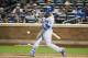 Los Angeles Dodgers' Cody Bellinger (35) hits a home run in the eight inning of a baseball against the New York Mets, Sunday, Aug. 6, 2017, in New York.(AP Photo/Michael Noble Jr.)