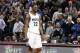 Minnesota Timberwolves' Andrew Wiggins heads to the locker room following an NBA basketball game against the Oklahoma City Thunder Tuesday, April 11, 2017, in Minneapolis. (AP Photo/Jim Mone)