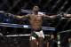 ANAHEIM, CA - JULY 29: Jon Jones celebrates after defeating Daniel Cormier in their UFC light heavyweight championship bout during the UFC 214 event inside the Honda Center on July 29, 2017 in Anaheim, California. (Photo by Jeff Bottari/Zuffa LLC/Zuffa LLC via Getty Images)