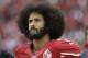San Francisco 49ers quarterback Colin Kaepernick (7) during the second half of an NFL football game against the New York Jets in Santa Clara, Calif., Sunday, Dec. 11, 2016. (AP Photo/Marcio Jose Sanchez)