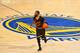 OAKLAND, CA - JUNE 12: Kyrie Irving #2 of the Cleveland Cavaliers dribbles the ball up court against the Golden State Warriors in Game Five of the 2017 NBA Finals on June 12, 2017 at Oracle Arena in Oakland, California. NOTE TO USER: User expressly acknowledges and agrees that, by downloading and or using this photograph, user is consenting to the terms and conditions of Getty Images License Agreement. Mandatory Copyright Notice: Copyright 2017 NBAE (Photo by Jesse D. Garrabrant/NBAE via Getty Images)