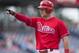 PHILADELPHIA, PA - AUGUST 24: Rhys Hoskins #17 of the Philadelphia Phillies reacts after hitting and RBI single in the bottom of the third inning against the Miami Marlins at Citizens Bank Park on August 24, 2017 in Philadelphia, Pennsylvania. (Photo by Mitchell Leff/Getty Images)
