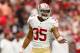GLENDALE, AZ - SEPTEMBER 27: Free safety Eric Reid #35 of the San Francisco 49ers in action during the NFL game against the Arizona Cardinals at the University of Phoenix Stadium on September 27, 2015 in Glendale, Arizona. The Carindals defeated the 49ers 47-7. (Photo by Christian Petersen/Getty Images)