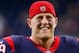 HOUSTON, TX - AUGUST 19: J.J. Watt #99 of the Houston Texans walks off the field after a 27-23 win over the New England Patriotsin a preseason game at NRG Stadium on August 19, 2017 in Houston, Texas. (Photo by Bob Levey/Getty Images)
