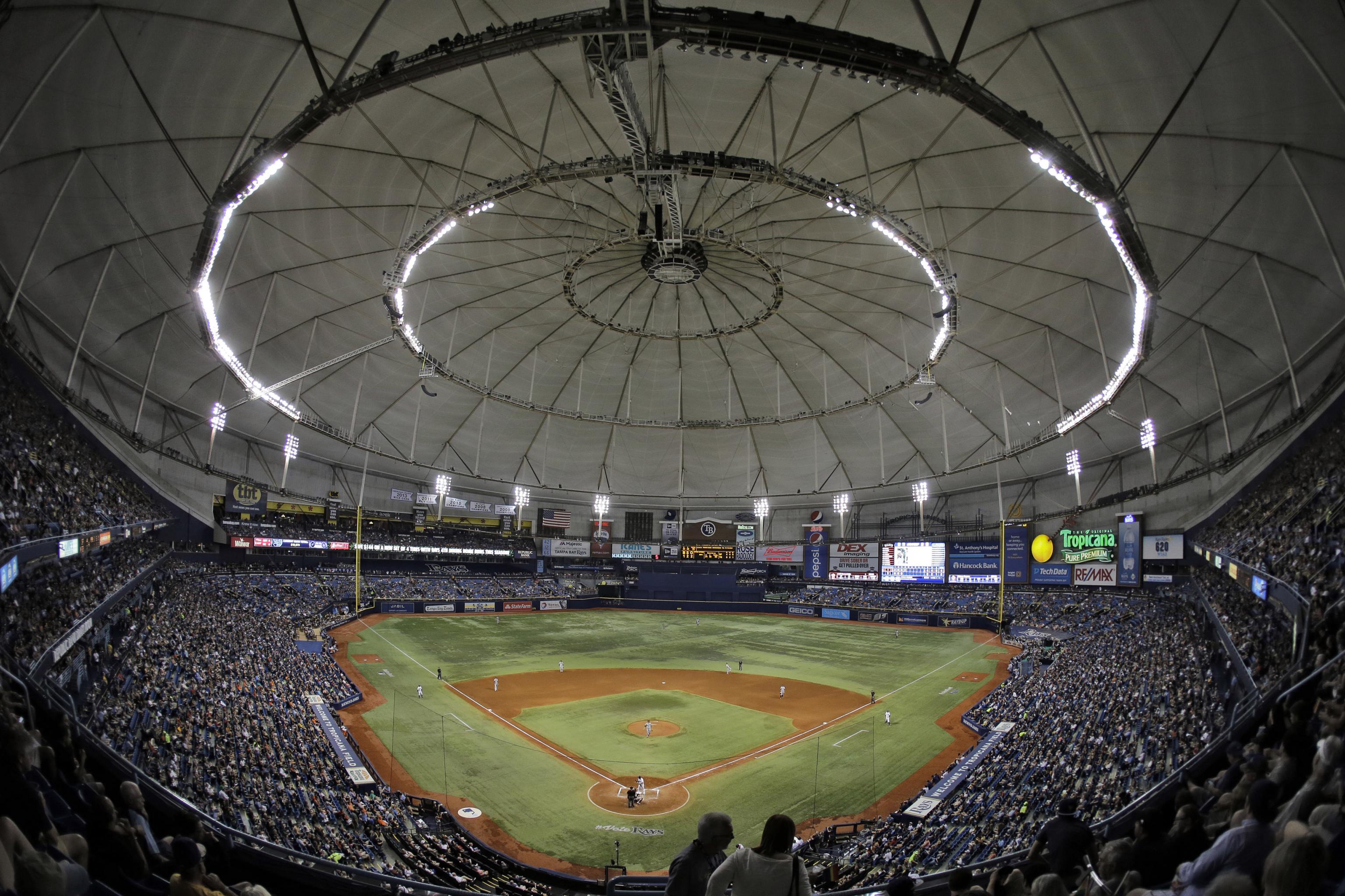 Hurricane Harvey moves Astros-Rangers series to the Rays' field in