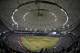 FILE - In this June 17, 2016, file photo, the crowd on Pride Night at Tropicana Field watches during the fifth inning of a baseball game between the Tampa Bay Rays and the San Francisco Giants in St. Petersburg, Fla. Baseball Commissioner Rob Manfred is willing to wait - to a point - for the Rays and Oakland Athletics to get new ballparks. Tampa Bay and Oakland are the only two major league teams currently seeking new stadiums. (AP Photo/Chris O'Meara, File)