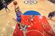 LOS ANGELES, CA - MARCH 20: Derrick Rose #25 of the New York Knicks shoots the ball against the LA Clippers on March 20, 2017 at STAPLES Center in Los Angeles, California. NOTE TO USER: User expressly acknowledges and agrees that, by downloading and/or using this Photograph, user is consenting to the terms and conditions of the Getty Images License Agreement. Mandatory Copyright Notice: Copyright 2017 NBAE (Photo by Andrew D. Bernstein/NBAE via Getty Images)
