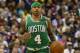 May 4, 2017; Washington, DC, USA; Boston Celtics guard Isaiah Thomas (4) dribbles the ball against the Washington Wizards in game three of the second round of the 2017 NBA Playoffs at Verizon Center. Mandatory Credit: Geoff Burke-USA TODAY Sports