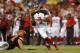 TAMPA, FL - AUGUST 26: Quarterback Jameis Winston #3 of the Tampa Bay Buccaneers avoid a tackle by Defensive End Carl Nassib #94 of the Cleveland Browns during the game at Raymond James Stadium on August 26, 2017 in Tampa, Florida. The Browns defeated the Buccaneers 13 to 9. (Photo by Don Juan Moore/Getty Images)