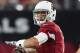 GLENDALE, AZ - AUGUST 19: Blaine Gabbert #7 of the Arizona Cardinals looks to throw the ball against the Chicago Bears at University of Phoenix Stadium on August 19, 2017 in Glendale, Arizona. (Photo by Norm Hall/Getty Images)