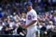 CHICAGO, IL - AUGUST 17: Jon Lester #34 of the Chicago Cubs reacts after giving up a walk in the second inning against the Cincinnati Reds at Wrigley Field on August 17, 2017 in Chicago, Illinois. (Photo by Dylan Buell/Getty Images)