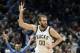 Mar 4, 2017; Milwaukee, WI, USA; Milwaukee Bucks forward Spencer Hawes (00) reacts after scoring a 3-point basket in the second quarter during the game against the Toronto Raptors at BMO Harris Bradley Center. Mandatory Credit: Benny Sieu-USA TODAY Sports