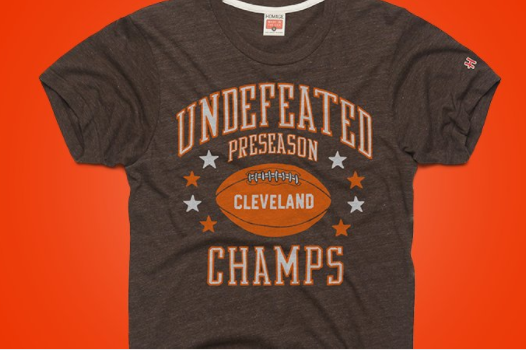 Controversial t-shirts, posters seen at Browns preseason game