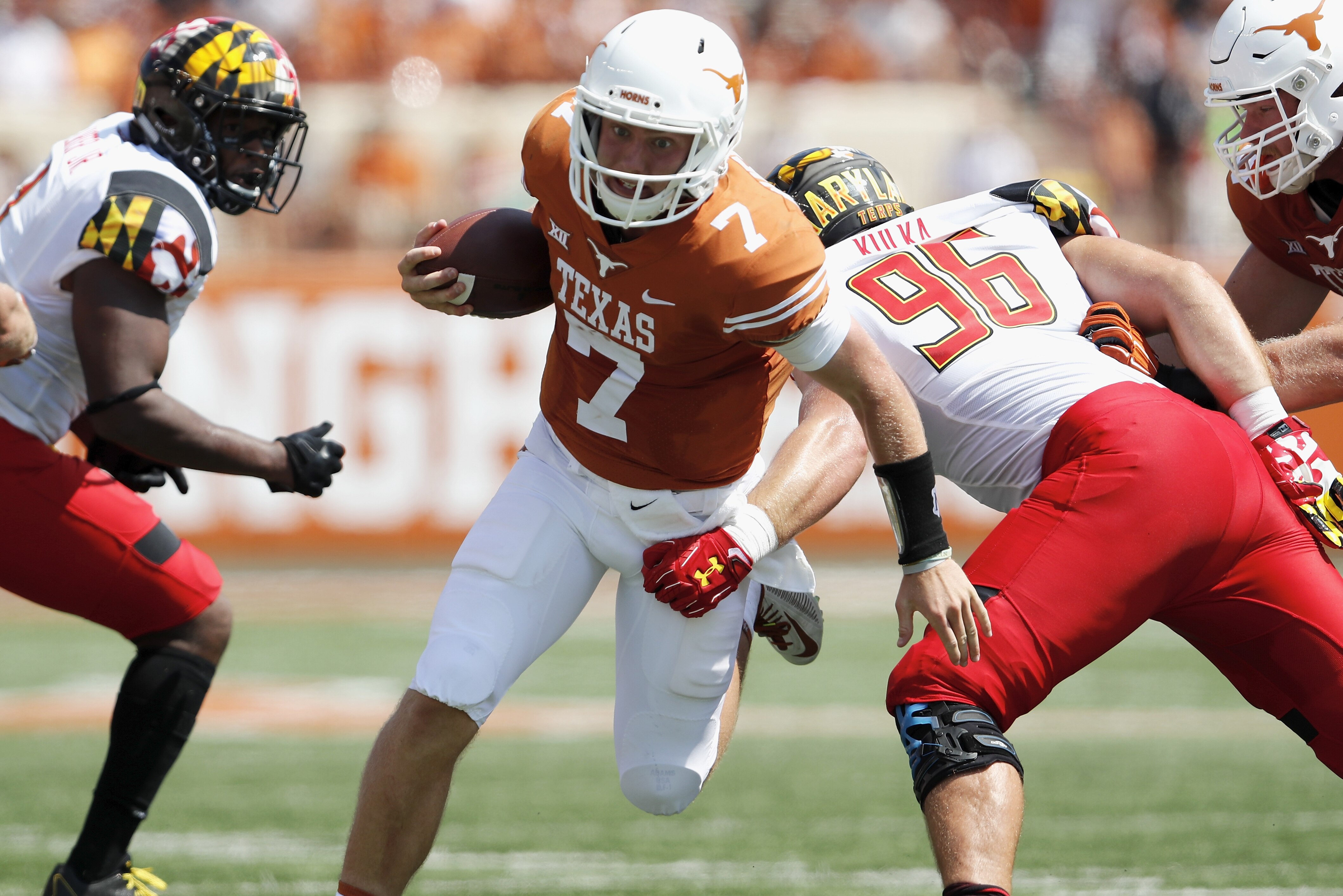 Texas Upset By Maryland In Tom Hermans Debut As Longhorns