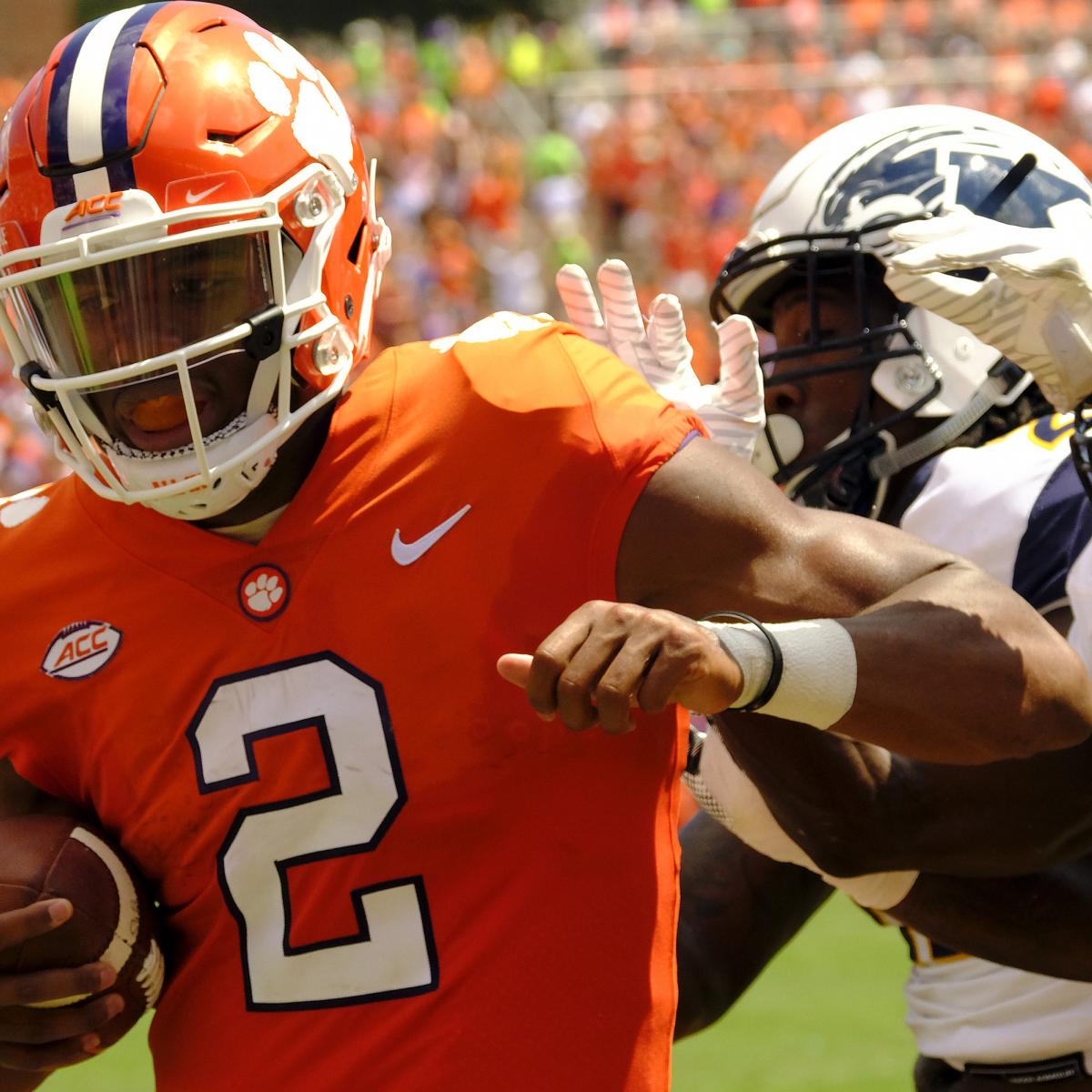College Football Scores 2017 Week 1 Results And Top Stars For Top 25 college-football-scores-2017-week-1-results-and-top-stars-for-top-25