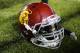 CHESTNUT HILL, MA - SEPTEMBER 13:  A USC helmet is seen during the game between the Boston College Eagles and the USC Trojans on September 13, 2014 at Alumni Stadium in Chestnut Hill, Massachusetts.  (Photo by Winslow Townson/Getty Images)