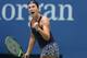 NEW YORK, NY - SEPTEMBER 03: Anastasija Sevastova of Latvia reacts during her women's singles fourth round match against Maria Sharapova of Russia on Day Seven of the 2017 US Open at the USTA Billie Jean King National Tennis Center on September 3, 2017 in the Flushing neighborhood of the Queens borough of New York City. (Photo by Richard Heathcote/Getty Images)
