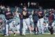 Sep 3, 2017; Detroit, MI, USA; Cleveland Indians celebrate after defeating the Detroit Tigers at Comerica Park. Mandatory Credit: Rick Osentoski-USA TODAY Sports