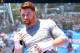 LOS ANGELES, CA - AUGUST 28: Canelo Alvarez prepares to jump rope during a media workout at L.A. Live's Microsoft Square on August 28, 2017 in Los Angeles, California. (Photo by Harry How/Getty Images)