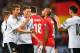 Germany's midfielder Julian Draxler (2nd,L) celebrates scoring his side's second goal during the FIFA World Cup 2018 qualification match between Germany and Norway in the south German city of Stuttgart on September 4, 2017. / AFP PHOTO / THOMAS KIENZLE (Photo credit should read THOMAS KIENZLE/AFP/Getty Images)