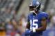 EAST RUTHERFORD, NJ - AUGUST 11: Brandon Marshall #15 of the New York Giants during warm ups before an NFL preseason game against the Pittsburgh Steelers at MetLife Stadium on August 11, 2017 in East Rutherford, New Jersey. (Photo by Rich Schultz/Getty Images)