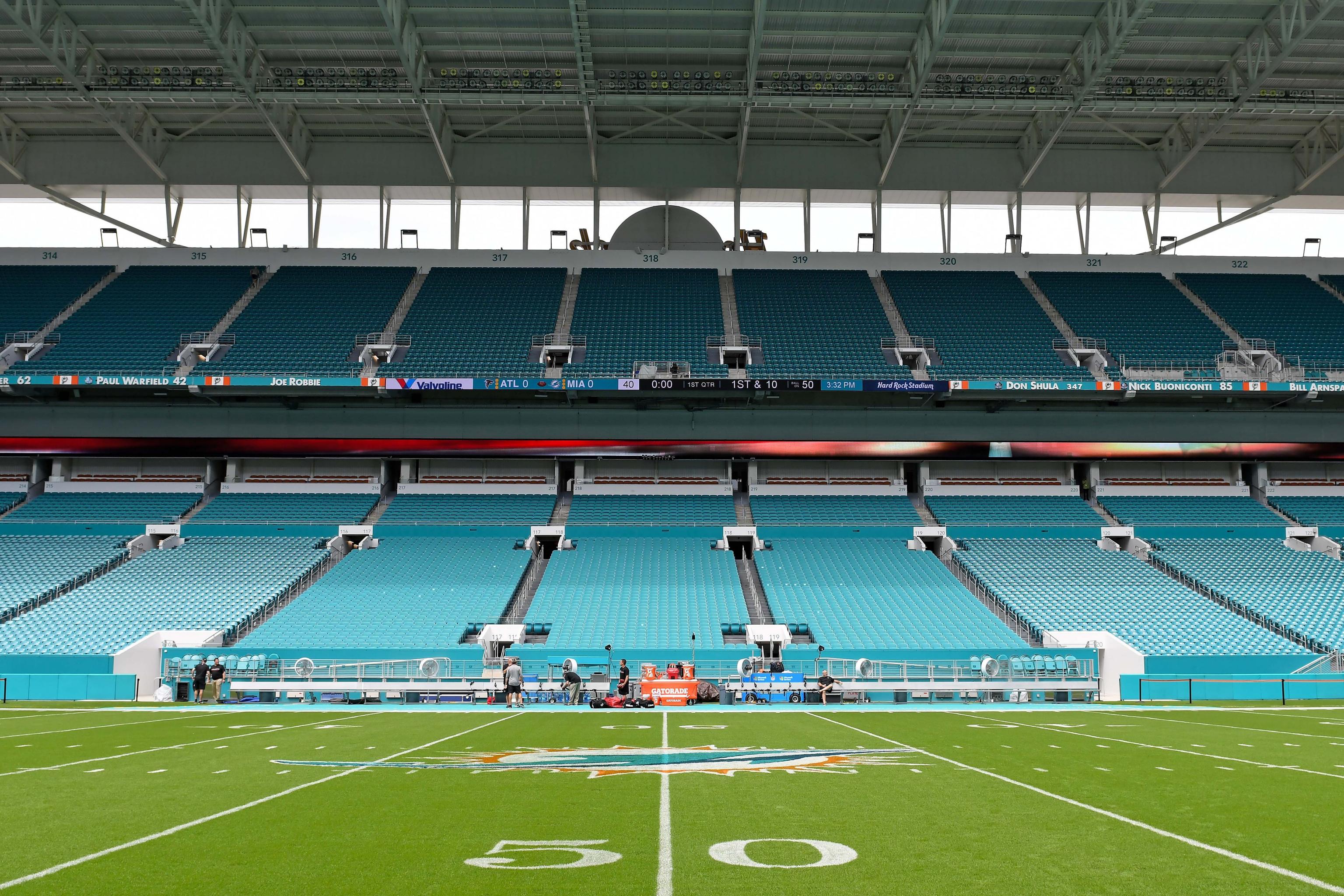 Section 218 at Hard Rock Stadium 