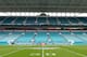 Aug 10, 2017; Miami Gardens, FL, USA; A general view midfield at Hard Rock Stadium prior to the game between the Miami Dolphins and the Atlanta Falcons. Mandatory Credit: Steve Mitchell-USA TODAY Sports
