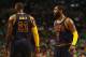BOSTON, MA - MAY 25: Kyrie Irving #2 of the Cleveland Cavaliers reacts in the first half against the Boston Celtics during Game Five of the 2017 NBA Eastern Conference Finals at TD Garden on May 25, 2017 in Boston, Massachusetts. NOTE TO USER: User expressly acknowledges and agrees that, by downloading and or using this photograph, User is consenting to the terms and conditions of the Getty Images License Agreement. (Photo by Elsa/Getty Images)