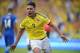 Colombia's Radamel Falcao celebrates after scoring against Brazil during their 2018 World Cup football qualifier match, in Barranquilla, Colombia, on September 5, 2017. / AFP PHOTO / Raul ARBOLEDA (Photo credit should read RAUL ARBOLEDA/AFP/Getty Images)
