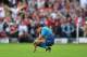 LIVERPOOL, ENGLAND - AUGUST 27: Alexis Sanchez of Arsenal reacts during the Premier League match between Liverpool and Arsenal at Anfield on August 27, 2017 in Liverpool, England. (Photo by Michael Regan/Getty Images)