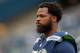 SEATTLE, WA - AUGUST 18: Defensive end Michael Bennett #72 of the Seattle Seahawks looks on prior to the game against the Minnesota Vikings at CenturyLink Field on August 18, 2017 in Seattle, Washington. (Photo by Otto Greule Jr/Getty Images)