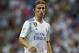 MADRID, SPAIN - AUGUST 27: Luka Modric of Real Madrid in action during the La Liga match between Real Madrid and Valencia at Estadio Santiago Bernabeu on August 27, 2017 in Madrid, Spain. (Photo by fotopress/Getty Images)