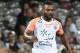 Montpellier's French midfielder Stephane Sessegnon runs with the ball during the French Ligue 1 football match between Toulouse and Montpellier at the Municipal Stadium in Toulouse, southern France on August 12, 2017. / AFP PHOTO / PASCAL PAVANI (Photo credit should read PASCAL PAVANI/AFP/Getty Images)