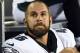 Aug 10, 2017; Green Bay, WI, USA; Philadelphia Eagles center Jon Dorenbos (46) watches the game against the Green Bay Packers at Lambeau Field. Mandatory Credit: Benny Sieu-USA TODAY Sports