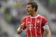 Bayern's Thomas Mueller celebrates his oepning goal during the Telekom Cup soccer final between Bayern Munich and Werder Bremen at the Borussia Park in Moenchengladbach, Saturday, July 15, 2017. (AP Photo/Martin Meissner)