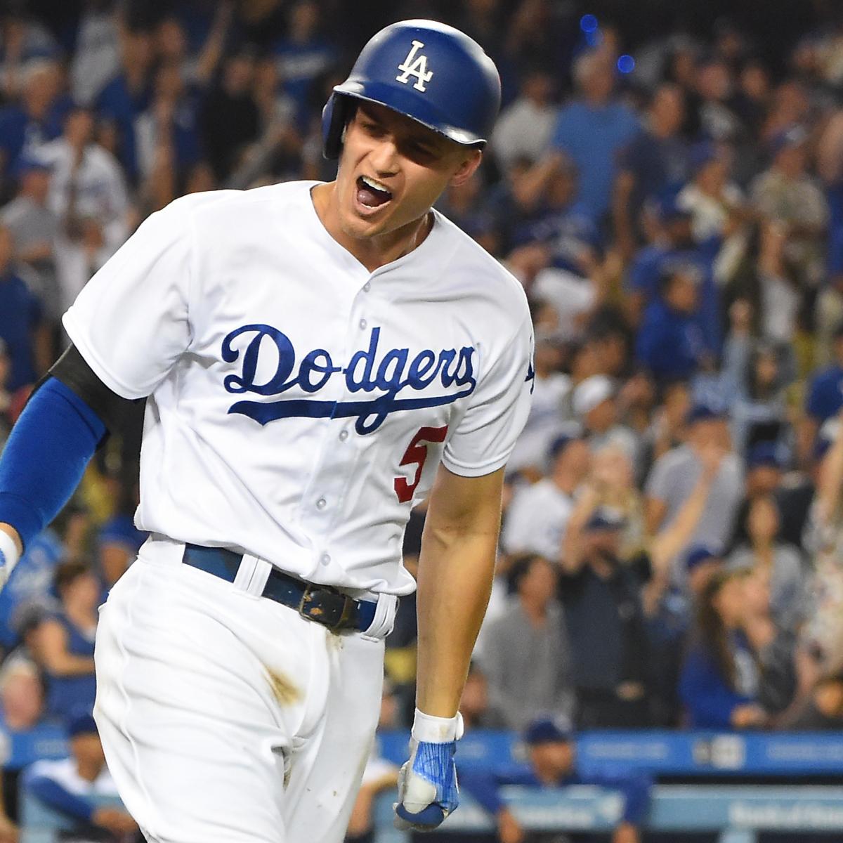 Back injury forces Dodgers to leave Corey Seager off roster for NLCS – San  Bernardino Sun