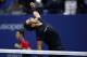 Rafael Nadal, of Spain, reacts after beating Juan Martin del Potro, of Argentina, during the semifinals of the U.S. Open tennis tournament, Friday, Sept. 8, 2017, in New York. (AP Photo/Andres Kudacki)