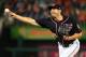 Sep 8, 2017; Washington, DC, USA; Washington Nationals starting pitcher Max Scherzer (31) throws to the Philadelphia Phillies during the third inning at Nationals Park. Mandatory Credit: Brad Mills-USA TODAY Sports