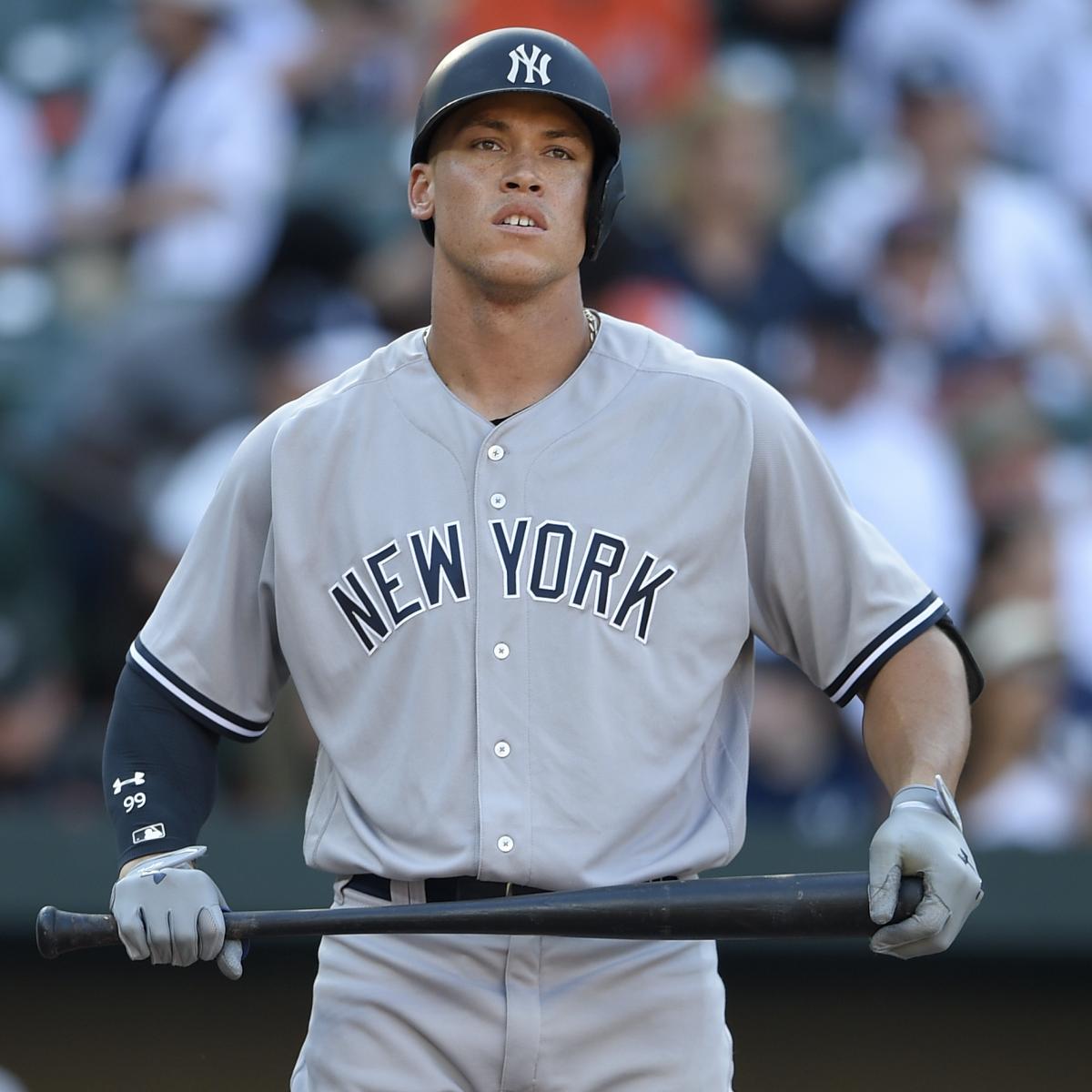 Aaron Judge Sets MLB Rookie Record for Most Walks in a Season News