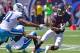 NASHVILLE, TN - AUGUST 27: Kevin Byard #31 of the Tennessee Titans pursues Kevin White #11 of the Chicago Bears during the first half at Nissan Stadium on August 27, 2017 in Nashville, Tennessee. (Photo by Frederick Breedon/Getty Images)